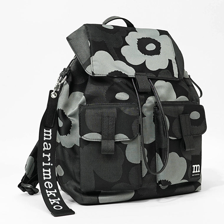 marimekko レディース バックパック EVERYTHING BACKPACK L UNIKKO 094811 GREY DARK GREY BLACK グレー ダークグレー ブラック 990