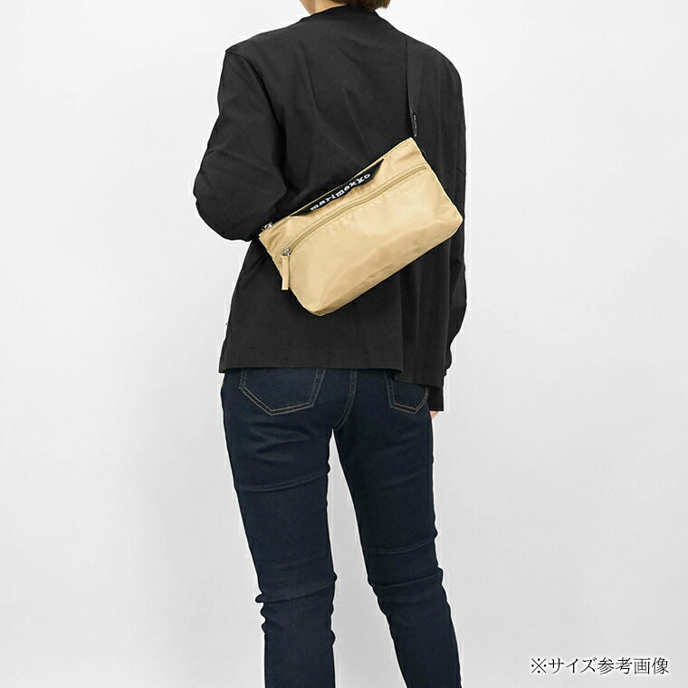 marimekko レディース メンズ ショルダーバッグ NEAT CROSSBODY UNIKKO S 095250 ダークグレー オフホワイト 919