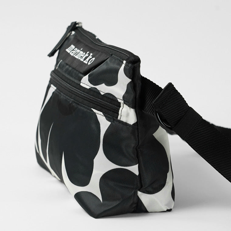 marimekko レディース メンズ ショルダーバッグ NEAT CROSSBODY UNIKKO S 095250 ダークグレー オフホワイト 919