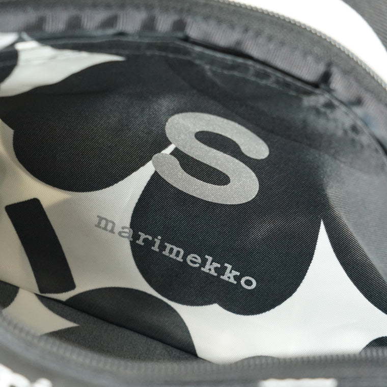 marimekko レディース メンズ ショルダーバッグ NEAT CROSSBODY UNIKKO S 095250 ダークグレー オフホワイト 919