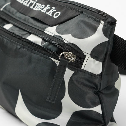marimekko レディース メンズ ショルダーバッグ NEAT CROSSBODY UNIKKO S 095250 ダークグレー オフホワイト 919