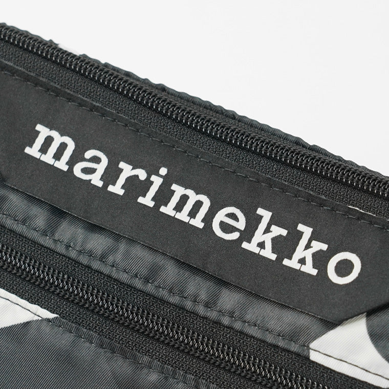 marimekko レディース メンズ ショルダーバッグ NEAT CROSSBODY UNIKKO S 095250 ダークグレー オフホワイト 919