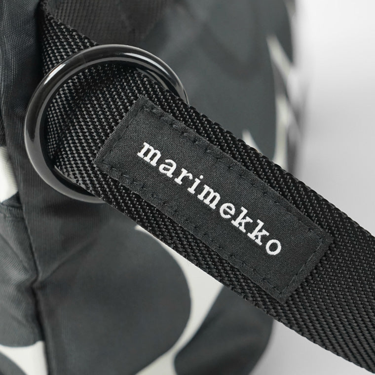 marimekko レディース メンズ ショルダーバッグ NEAT CROSSBODY UNIKKO S 095250 ダークグレー オフホワイト 919