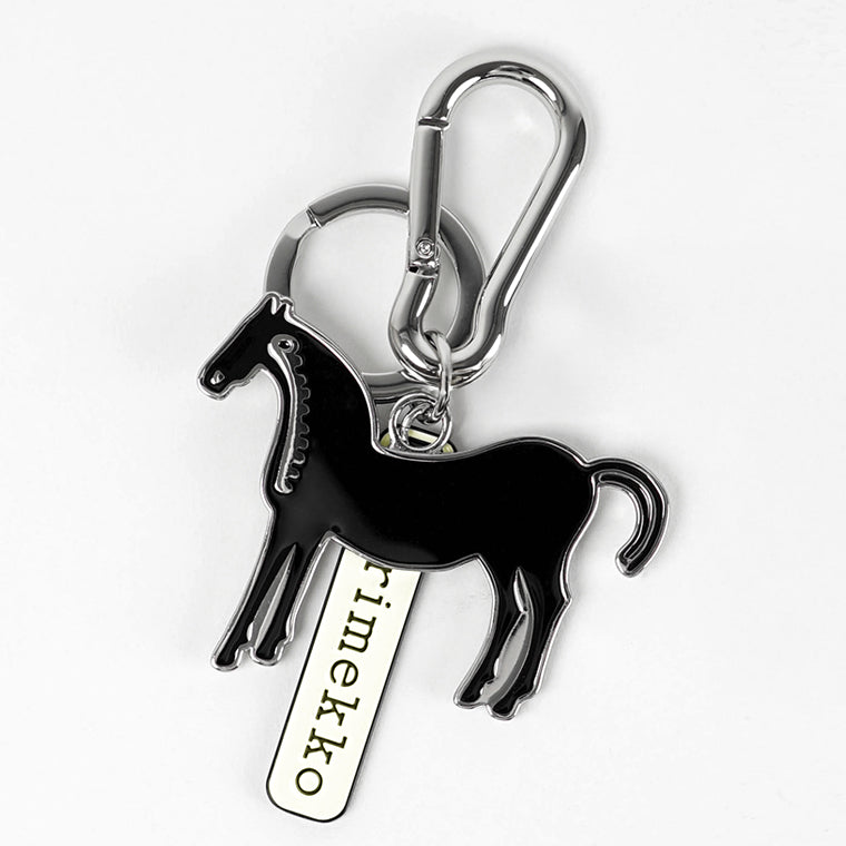 marimekko レディース メンズ キーリング MUSTA TAMMA KEY CHARM 095291 ブラック 091