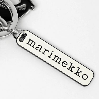 marimekko レディース メンズ キーリング MUSTA TAMMA KEY CHARM 095291 ブラック 091