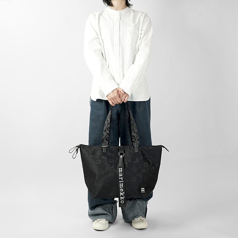 marimekko レディース トートバッグ TOTE M UNIKKO 095310 ブラック 999