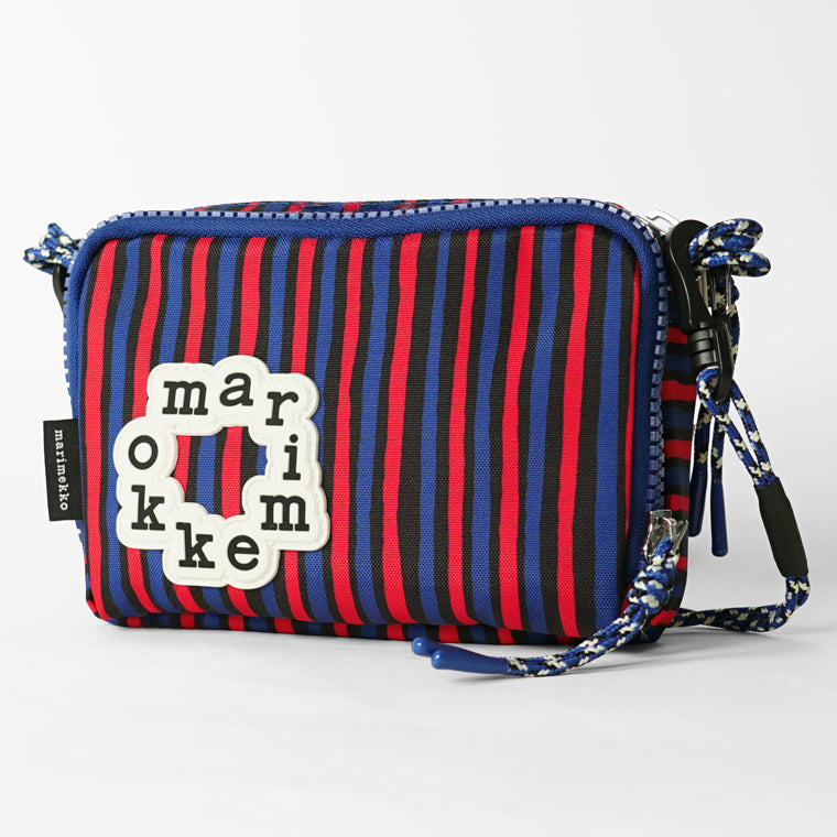 マリメッコ marimekko レディース ショルダーバッグ ブルー レッド