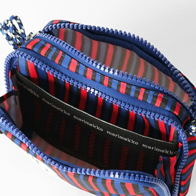 マリメッコ marimekko レディース ショルダーバッグ ブルー レッド