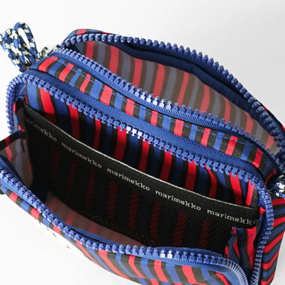 marimekko レディース ショルダーバッグ ILOISA PICCOLO 095330 ブルー レッド 877