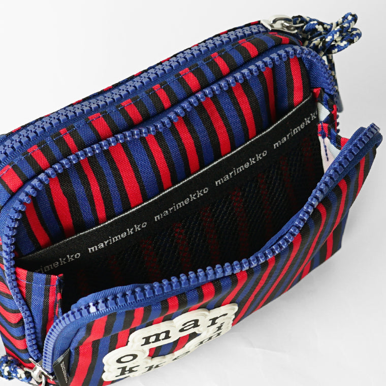 マリメッコ marimekko レディース ショルダーバッグ ブルー レッド