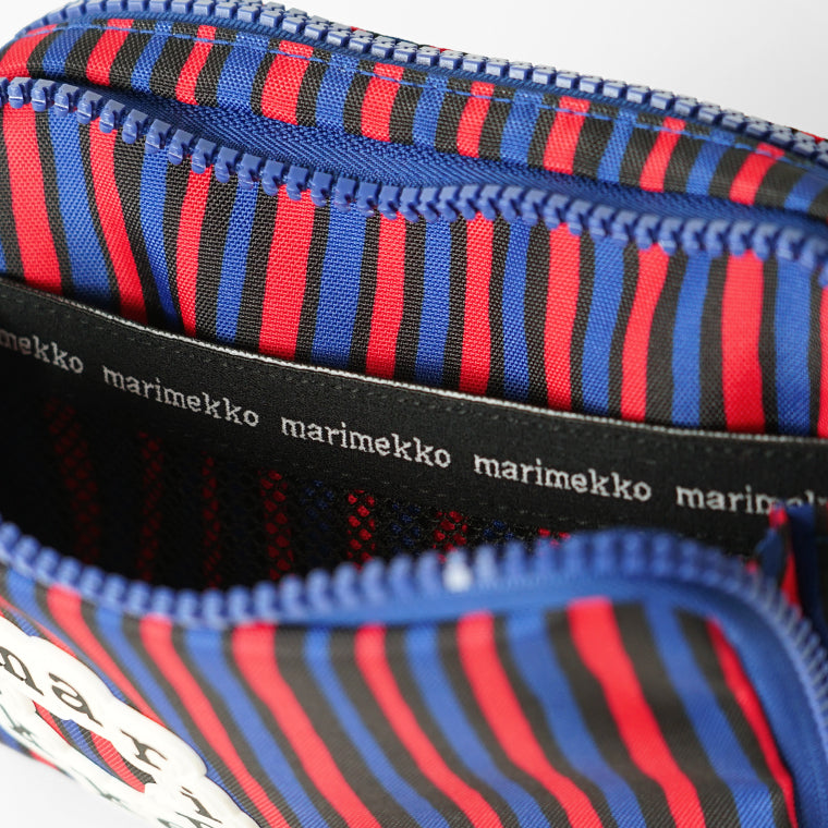 マリメッコ marimekko レディース ショルダーバッグ ブルー レッド