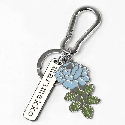 marimekko レディース メンズ キーリング PUHALLUS VIHKIRUUSU KEY CHAIN 095845 ライトブルー グリーン 560