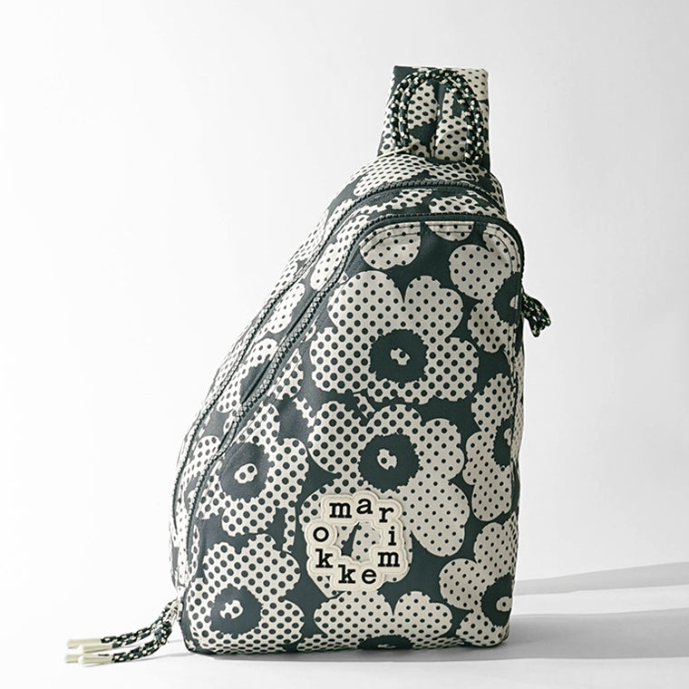 marimekko レディース ワンショルダーバッグ PIRTEA MINI UNIKKO 095859 ダークグレー オフホワイト 910