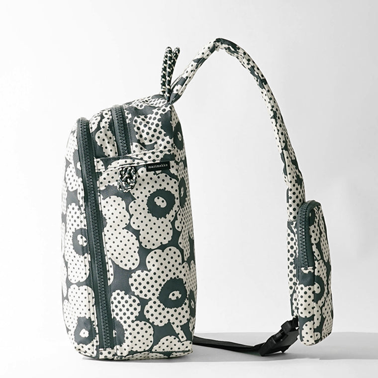 marimekko レディース ワンショルダーバッグ PIRTEA MINI UNIKKO 095859 ダークグレー オフホワイト 910