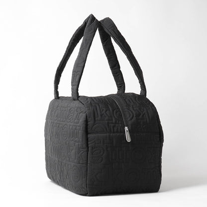 marimekko レディース ダッフルバッグ JOY DUFFEL LOGO 096118 ブラック 900