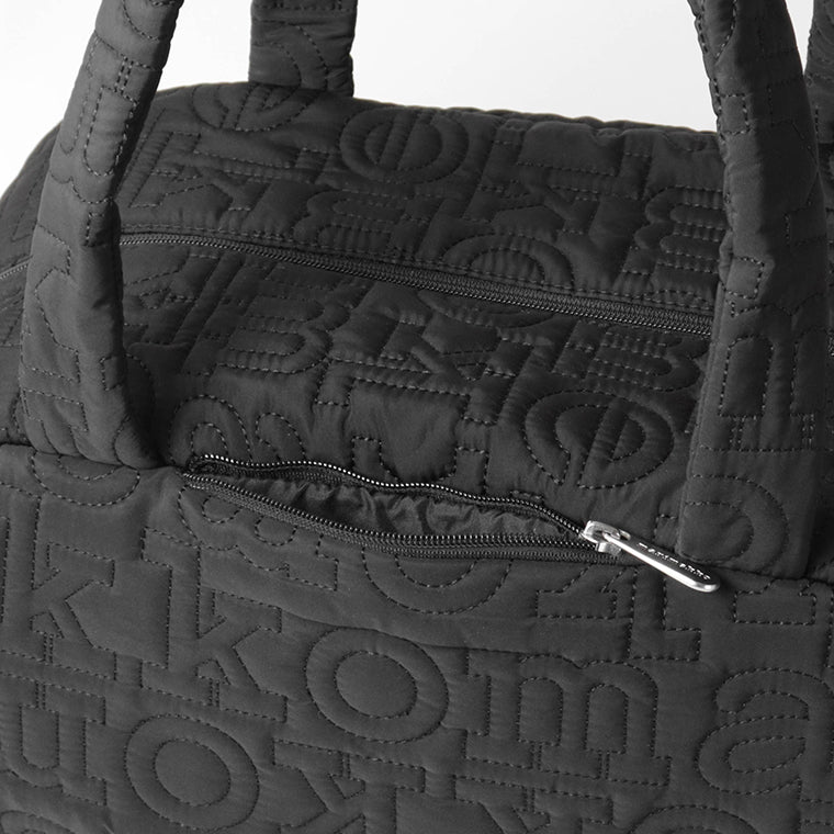 marimekko レディース ダッフルバッグ JOY DUFFEL LOGO 096118 ブラック 900