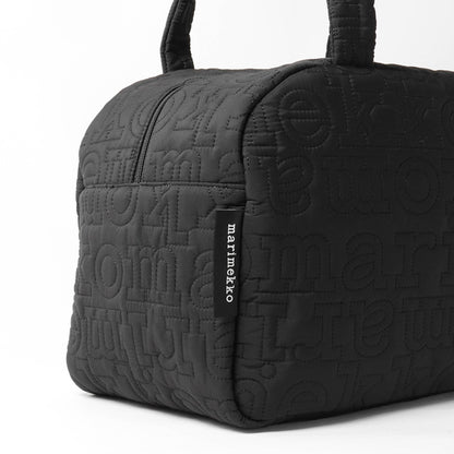 marimekko レディース ダッフルバッグ JOY DUFFEL LOGO 096118 ブラック 900