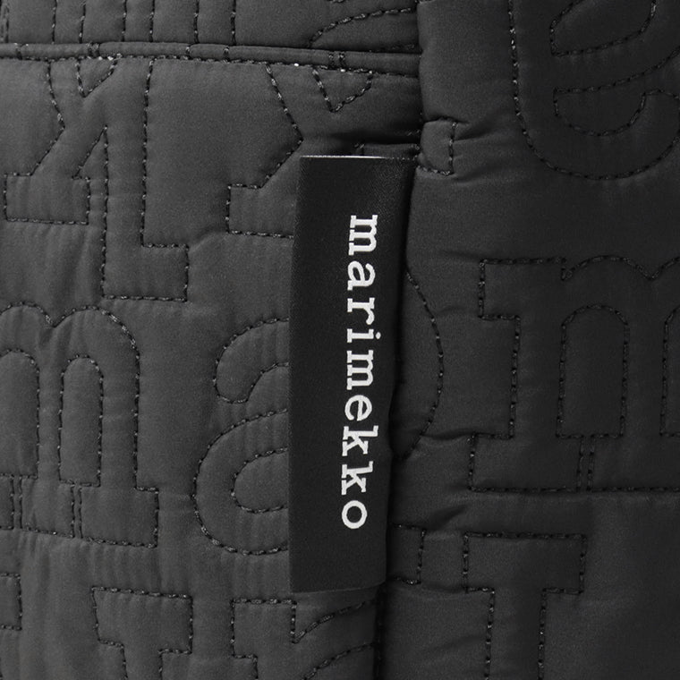 marimekko レディース ダッフルバッグ JOY DUFFEL LOGO 096118 ブラック 900