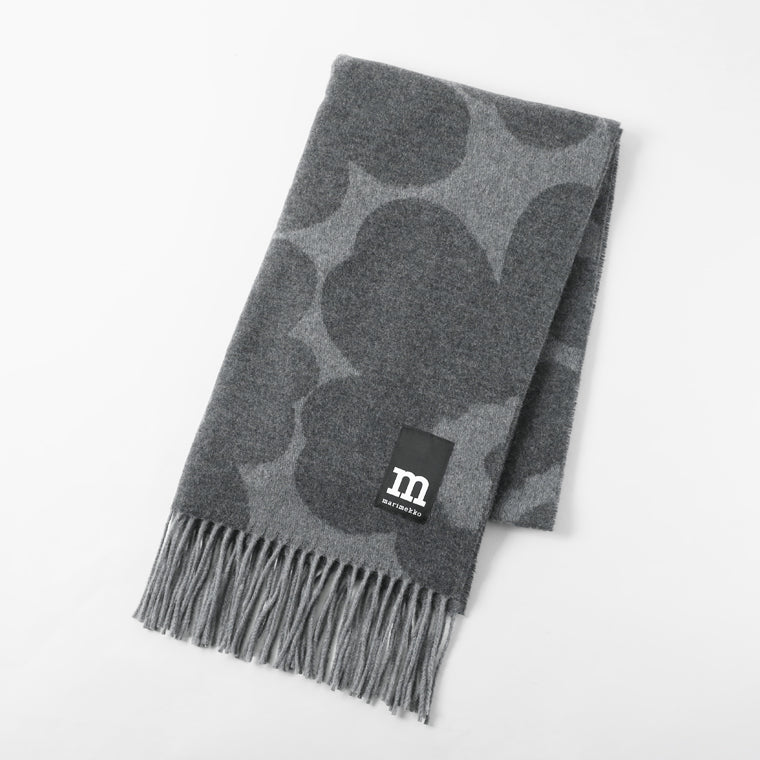 marimekko メンズ レディース 中判ストール マフラー IDENTTINEN UNIKKO 096209 グレー 919