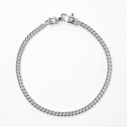 TOM WOOD レディース メンズ ブレスレット CURB BRACELET M 100255 シルバー