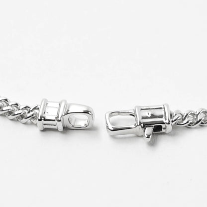 TOM WOOD レディース メンズ ブレスレット CURB BRACELET M 100255 シルバー