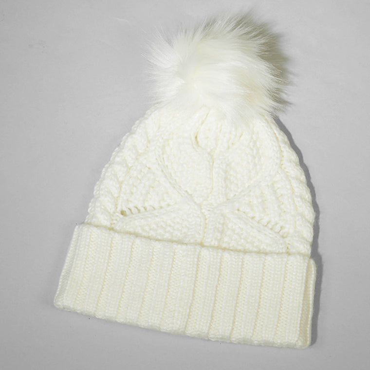 UGG レディース メンズ ニットキャップ CABLE BEANIE WITH POM 100819 3カラー