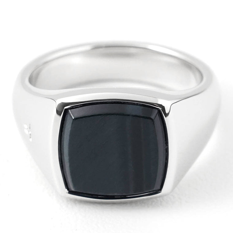 TOM WOOD レディース リング KAY RING BLUE HAWK EYE 101223 シルバー