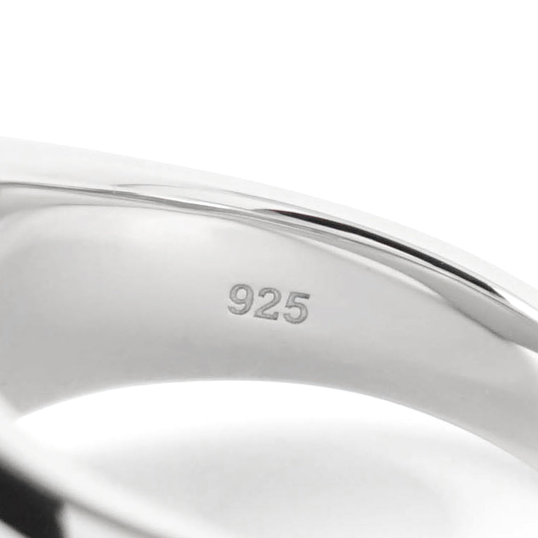 TOM WOOD メンズ レディース リング KAY RING WHITE MOP 101283 シルバー