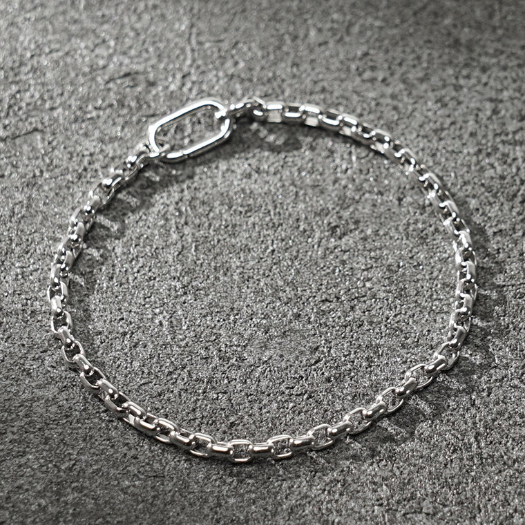 TOM WOOD メンズ レディース ブレスレット LEE BRACELET THICK 101494 シルバー