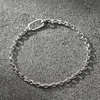 TOM WOOD メンズ レディース ブレスレット LEE BRACELET THICK 101494 シルバー