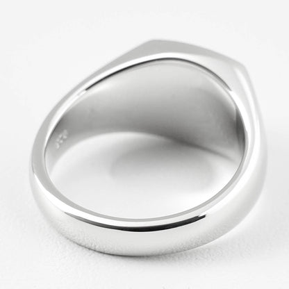 TOM WOOD メンズ リング KAY RING LARVIKITE 101505 シルバー