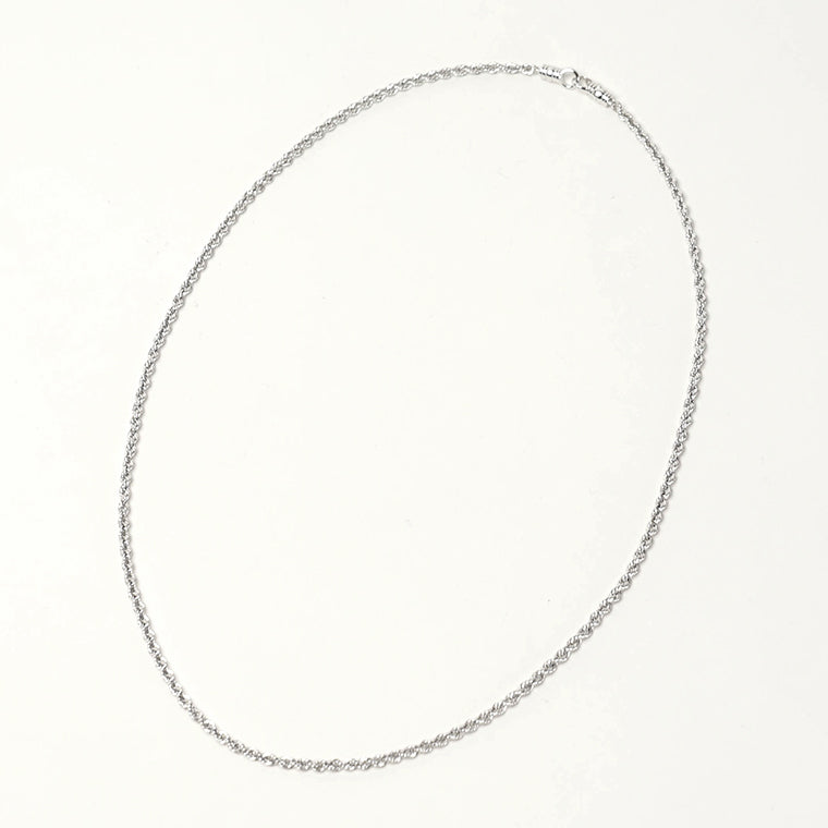 TOM WOOD メンズ レディース ネックレス ROPE CHAIN 101562 シルバー