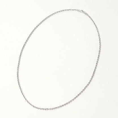 TOM WOOD メンズ レディース ネックレス ROPE CHAIN 101562 シルバー