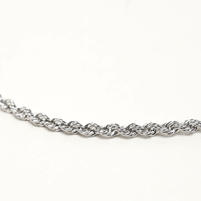 TOM WOOD メンズ レディース ネックレス ROPE CHAIN 101562 シルバー