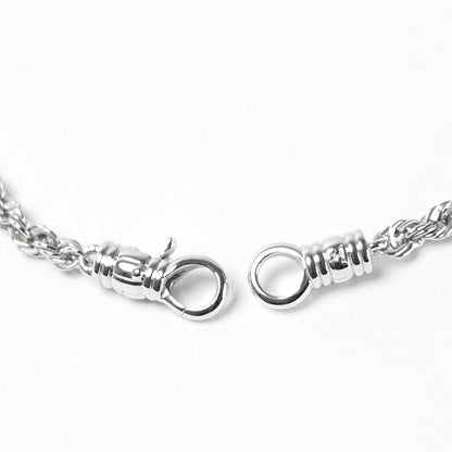 TOM WOOD メンズ レディース ブレスレット ROPE BRACELET 101563 シルバー