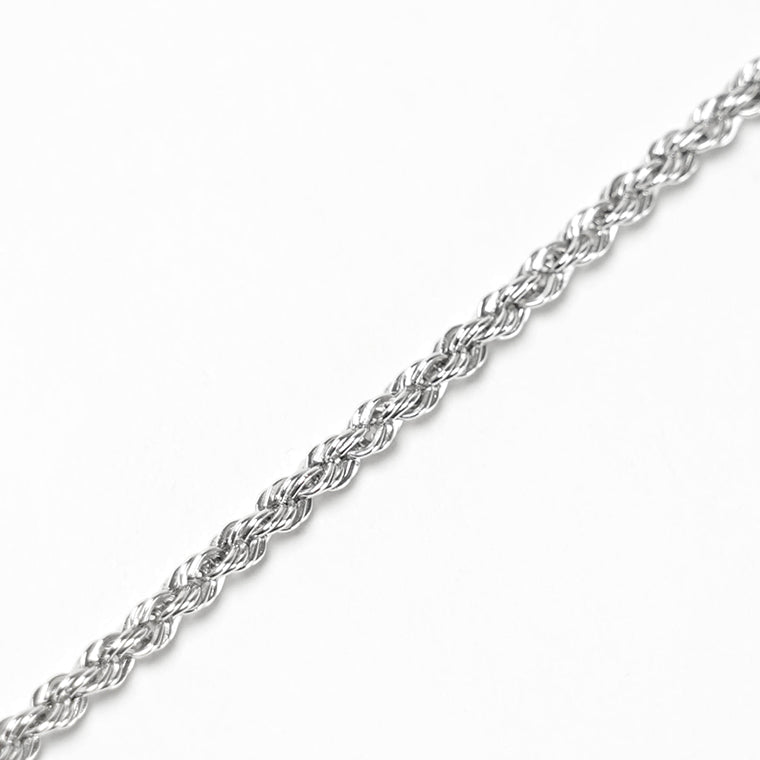 TOM WOOD メンズ レディース ブレスレット ROPE BRACELET 101563 シルバー
