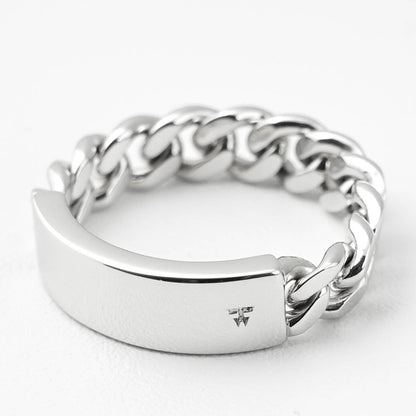 TOM WOOD メンズ リング ID BAND RING 101586 シルバー