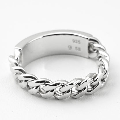 TOM WOOD メンズ リング ID BAND RING 101586 シルバー
