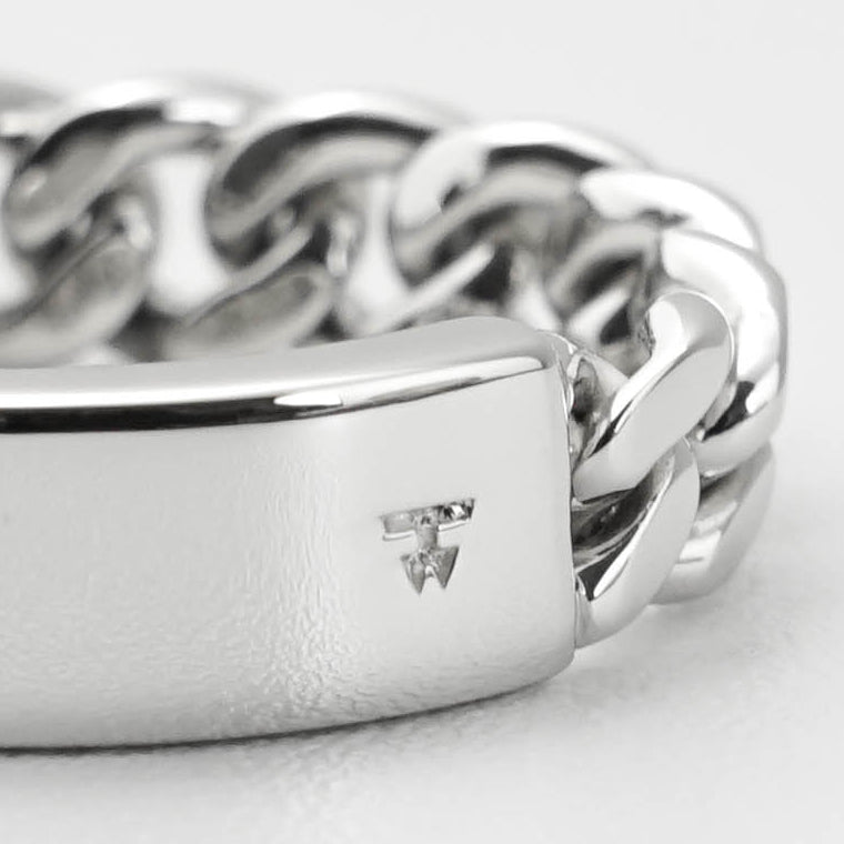 TOM WOOD メンズ リング ID BAND RING 101586 シルバー