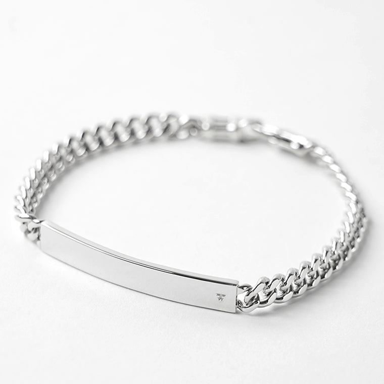 TOM WOOD メンズ ブレスレット ID BRACELET 101589 シルバー