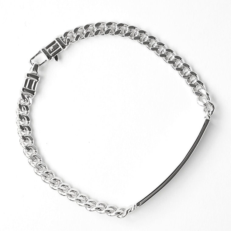 TOM WOOD メンズ ブレスレット ID BRACELET 101589 シルバー