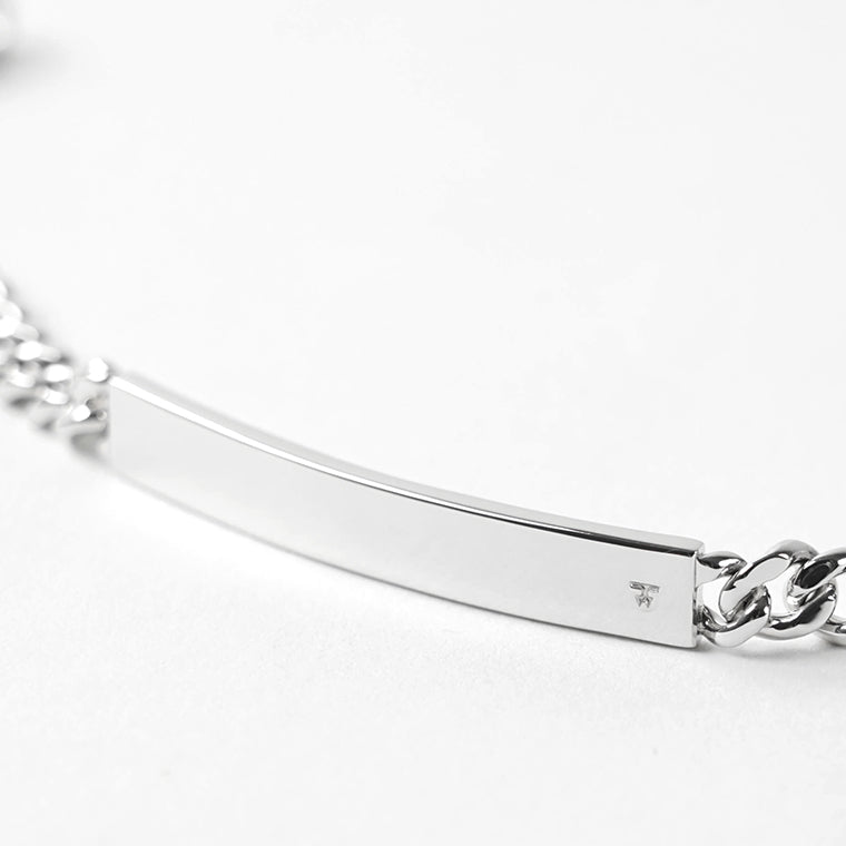 TOM WOOD メンズ ブレスレット ID BRACELET 101589 シルバー
