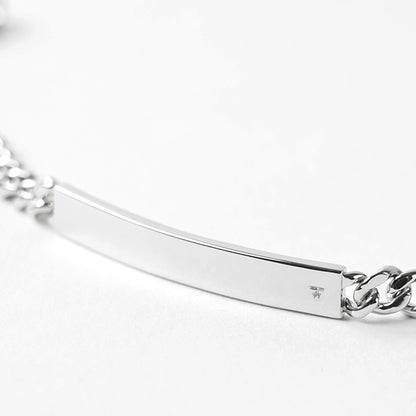 TOM WOOD メンズ ブレスレット ID BRACELET 101589 シルバー