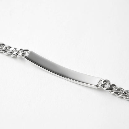 TOM WOOD メンズ ブレスレット ID BRACELET 101589 シルバー