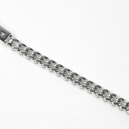 TOM WOOD メンズ ブレスレット ID BRACELET 101589 シルバー