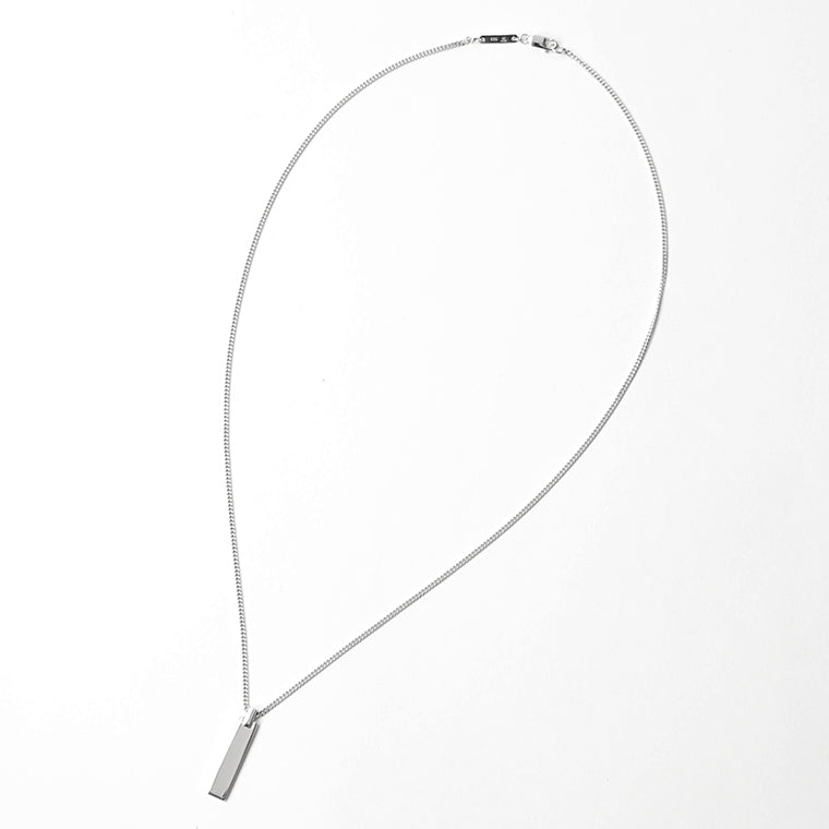 TOM WOOD メンズ レディース ネックレス ID PENDANT 101607 シルバー