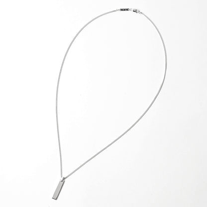 TOM WOOD メンズ レディース ネックレス ID PENDANT 101607 シルバー