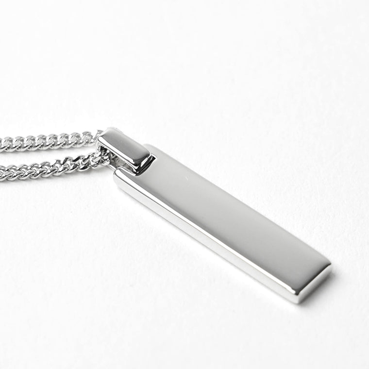 TOM WOOD メンズ レディース ネックレス ID PENDANT 101607 シルバー