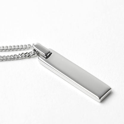 TOM WOOD メンズ レディース ネックレス ID PENDANT 101607 シルバー