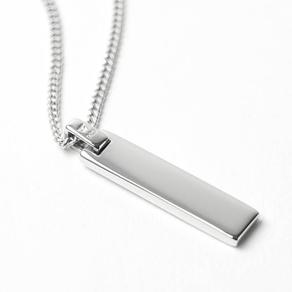 TOM WOOD メンズ レディース ネックレス ID PENDANT 101607 シルバー